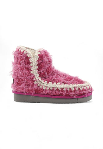 MOU Eskimo 18 Textile Wool Stivaletto Donna Rosa MU.FW101120K