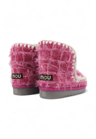 MOU Eskimo 18 Textile Wool Stivaletto Donna Rosa MU.FW101120K