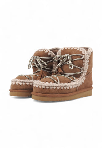 MOU Eskimo Scoubidoo Lace Stivaletto Donna Marrone MU.FW101131K