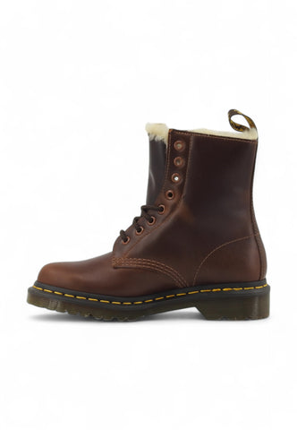 DR.MARTENS Anfibio Lthr Orleans Pelo Stivaletto Donna Marrone 1460-SERENA-23912243