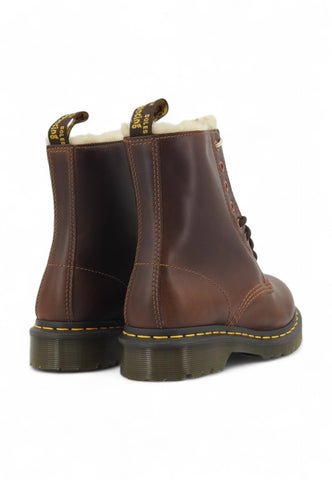 DR.MARTENS Anfibio Lthr Orleans Pelo Stivaletto Donna Marrone 1460-SERENA-23912243