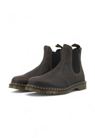 DR.MARTENS Polacco Lthr Elastico Pelo Stivaletto Uomo Marrone 2976-31874538