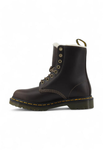 DR MARTENS Anfibio Lacci Lthr Smooth Stivaletto Donna Marrone 1460-SERENA-32019777