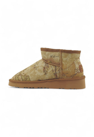 ALVIERO MARTINI Mod Ugg Pelo Stivaletto Donna Marrone 1028524B