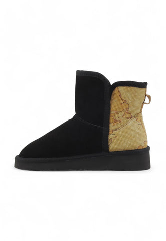 ALVIERO MARTINI Mod Ugg Pelo Stivaletto Donna Nero