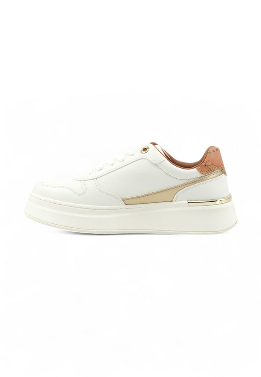 ALVIERO MARTINI Sneakers Lthr Retro Lamé Sneaker Donna Bianco 19720289