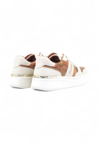 ALVIERO MARTINI Sneakers Lthr Retro Lamé Sneakers Donna Bianco 19710289