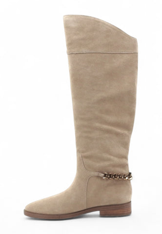 GUESS Nubuck Catena G Stivale Donna Beige FLFJOISUE11