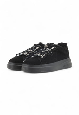 GUESS Sneakers Suede Pelo Sneaker Donna Nero FLFELBSUE12