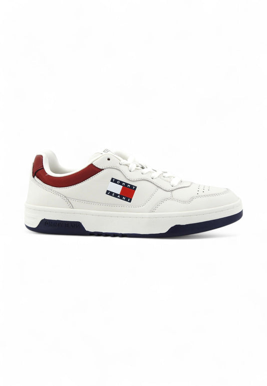 TOMMY HILFIGER Sneaker Lthr Suola Sneaker Uomo Bianco EM0EM014430G1-PE25