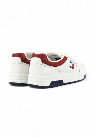 TOMMY HILFIGER Sneaker Lthr Suola Sneaker Uomo Bianco EM0EM014430G1-PE25