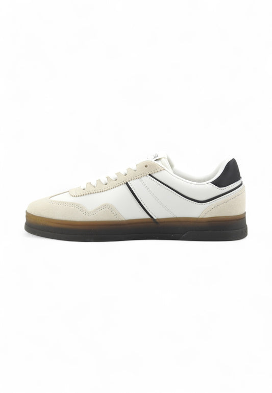 TOMMY HILFIGER Sneaker Lthr Suede Suola Sneaker Uomo Bianco EM0EM01524BDS-PE25