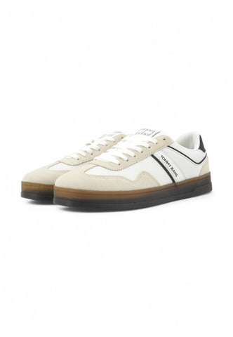 TOMMY HILFIGER Sneaker Lthr Suede Suola Sneaker Uomo Bianco EM0EM01524BDS-PE25