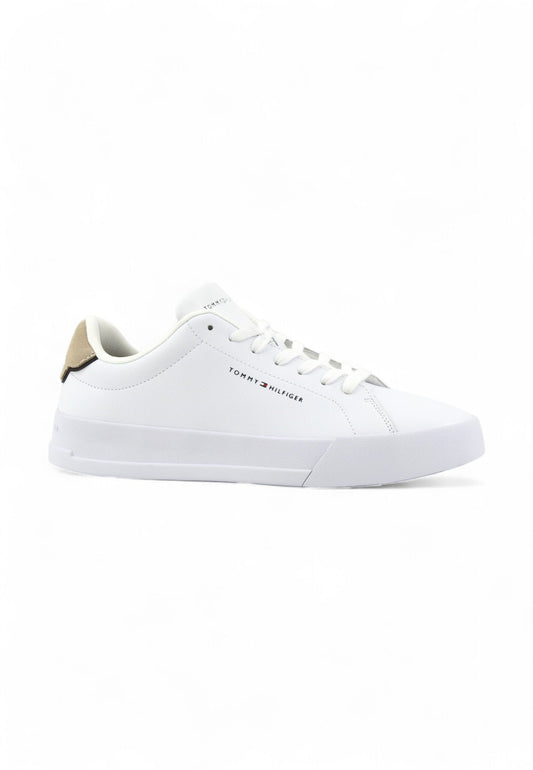 TOMMY HILFIGER Sneaker Lthr Sneaker Uomo Bianco FM0FM053670LC-PE25