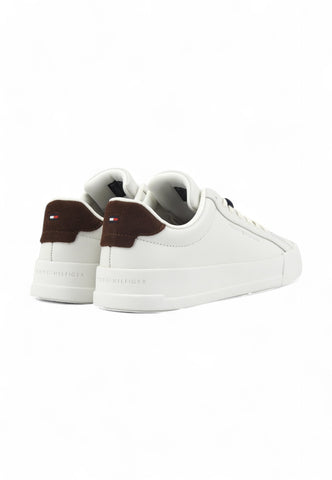 TOMMY HILFIGER Sneaker Lthr Retro Colorato Sneaker Uomo Bianco FM0FM05322YBL-PE25