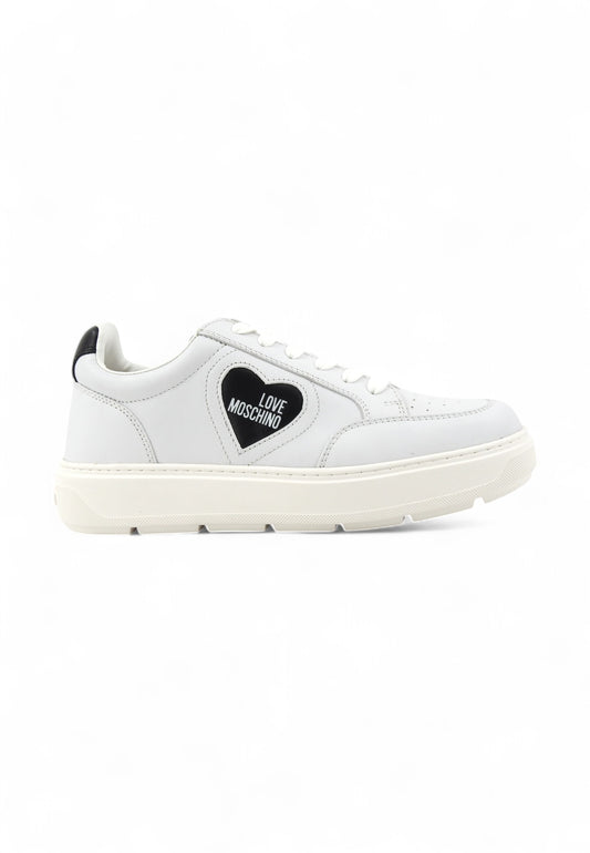 LOVE MOSCHINO Sneaker Sneaker Lthr Retro Donna Bianco JA15154G1MIA110A-PE25