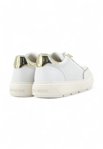 LOVE MOSCHINO Sneaker Lthr Logo Sneaker Donna Bianco JA15214G1MIA610A-PE25