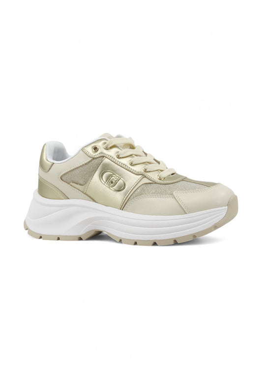 LIU JO Running Lthr Sneaker Donna Oro BA5065PX620S3188-PE25