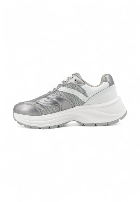 LIU JO Running Lthr Sneaker Donna Grigio BA5085PX610S3682-PE25