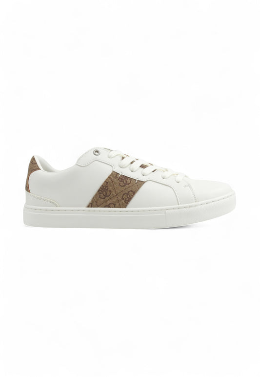 GUESS Sneakers Lthr Retro Sneaker Uomo Bianco FMTTOGELL12-PE25