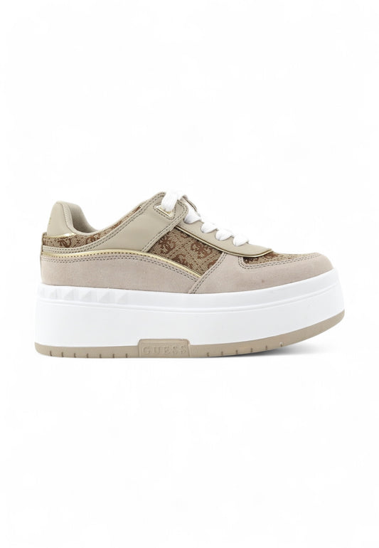 GUESS Sneaker Tessuto Logato Sneaker Beige FLPR2DFAL12-PE25