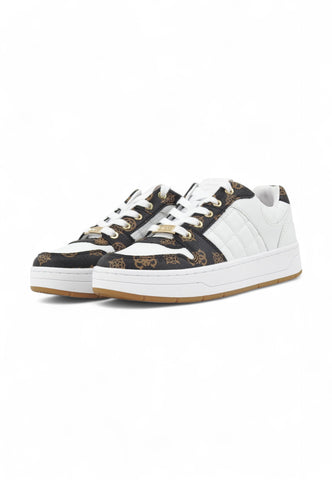 GUESS Sneaker Lthr Sneaker Donna Bianco FLFNARFAL12-PE25