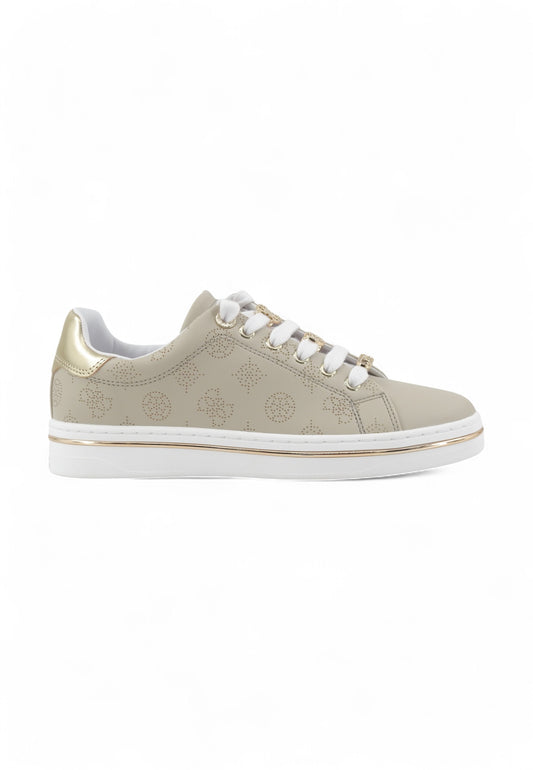 GUESS Sneaker Lthr Sneaker Donna Beige FLPSTAFAL12-PE25