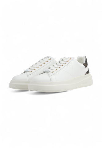 GUESS Sneaker Lthr Retro Logo Sneaker Uomo Bianco FMPVIBLEA12-PE25