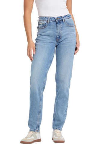 GUESS Jeans Mom Blu Denim Chiaro W5RA0DD5M4A