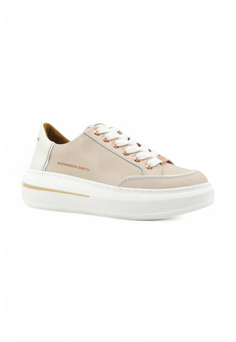 ALEXANDER SMITH Sneaker Donna Beige Bianco ASBBLSW-1808-LZW