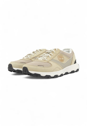 TIMBERLAND Running Lthr Sneaker Uomo Beige TB0A66PWEN71-PE25