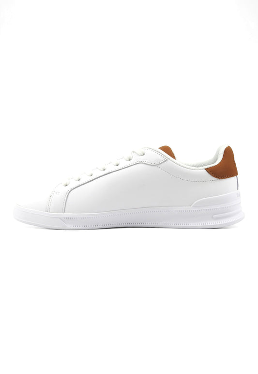 POLO RALPH LAUREN Sneaker Uomo Bianco Marrone 809877598001