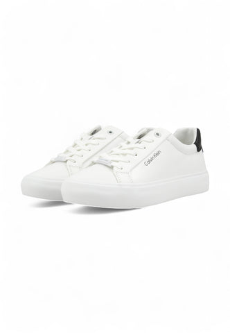 CALVIN KLEIN Sneaker Lthr Sneaker Donna Bianco HW0HW016810K4-PE25