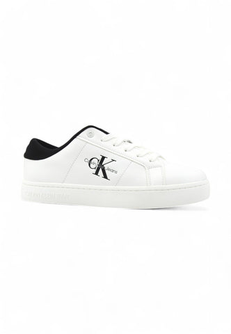 CALVIN KLEIN Sneaker Lthr Logo Sneaker Uomo Bianco YM0YM0086401W-PE25