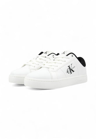 CALVIN KLEIN Sneaker Lthr Logo Sneaker Uomo Bianco YM0YM0086401W-PE25