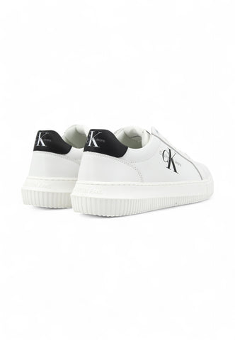 CALVIN KLEIN Sneaker Lthr Logo Sneaker Uomo Bianco YM0YM006810LD-PE25