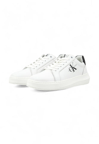 CALVIN KLEIN Sneaker Lthr Logo Sneaker Uomo Bianco YM0YM006810LD-PE25