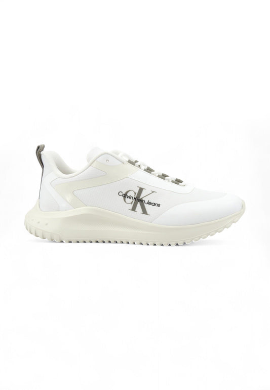 CALVIN KLEIN Running Lthr Sneaker Uomo Bianco YM0YM009680LD-PE25