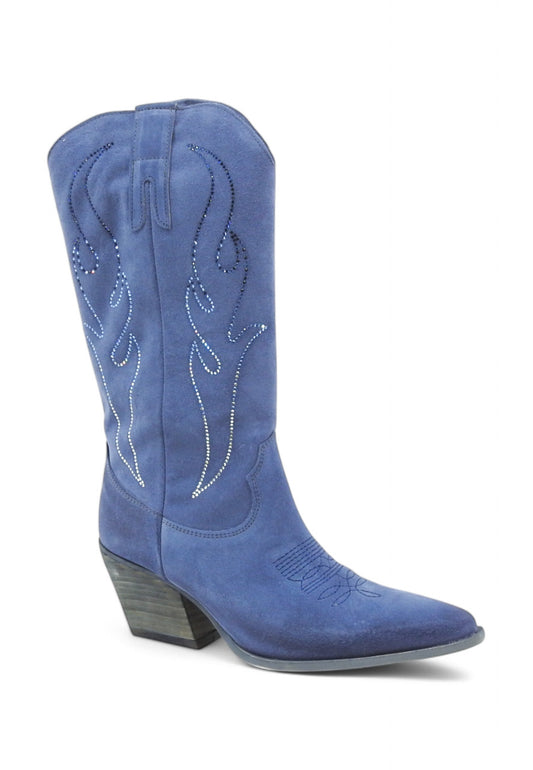 N8 Stivale Donna Blu TX025