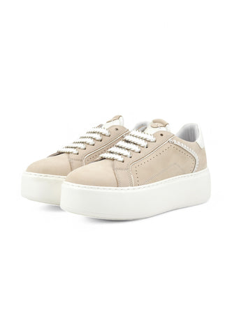 JANET Sneakers Donna Beige Bianco J-002