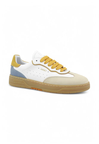 JANET Sneakers Donna Bianco Giallo J-091