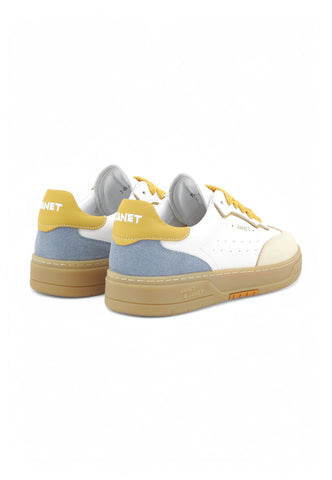 JANET Sneakers Donna Bianco Giallo J-091