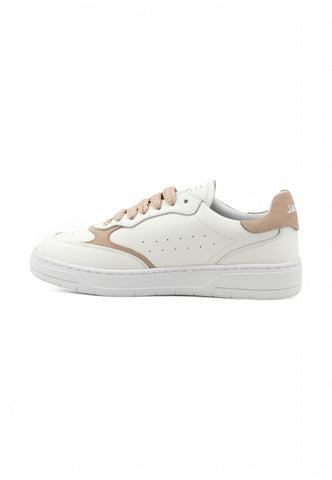 JANET Sneakers Donna Bianco Rosa J-090