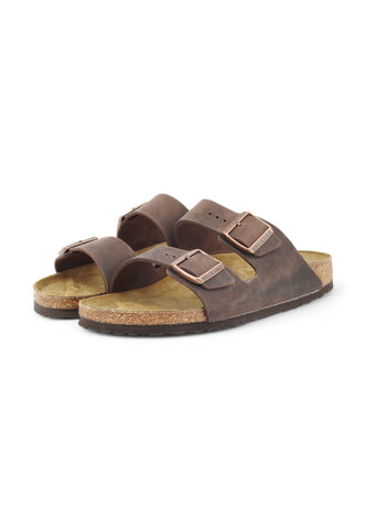 BIRKENSTOCK Arizona Oiled Ciabatta Donna Marrone 052533