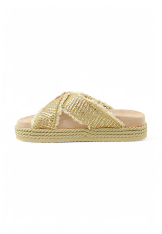 MOU Ciabatta Donna Beige MU.SW451009K