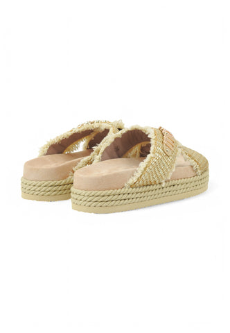 MOU Ciabatta Donna Beige MU.SW451009K