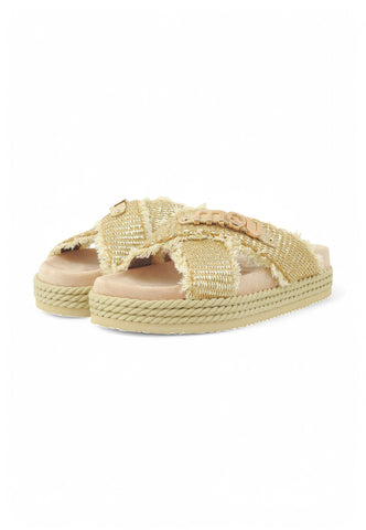 MOU Ciabatta Donna Beige MU.SW451009K