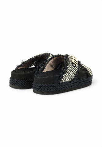 MOU Ciabatta Donna Nero MU.SW451009K