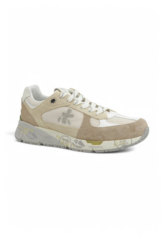 PREMIATA Sneakers Uomo Bianco Beige MASE-PE25-VAR 7241