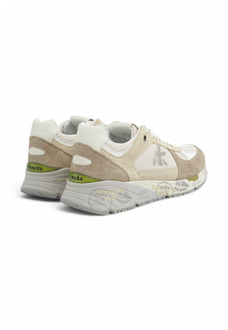 PREMIATA Sneakers Uomo Bianco Beige MASE-PE25-VAR 7241